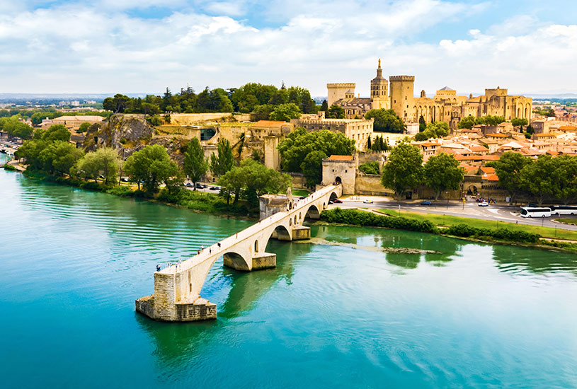 Avignon, Rhone River